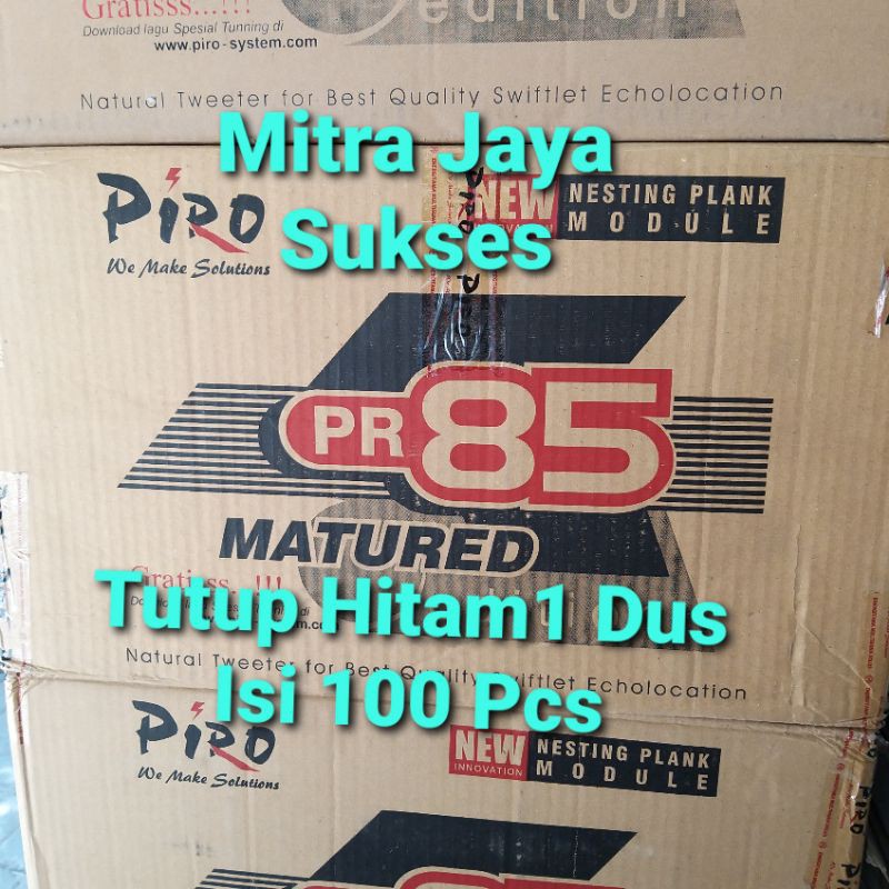 Tweeter Walet Piro PR 85 Kartonan isi 100 Pcs Tutup Hitam