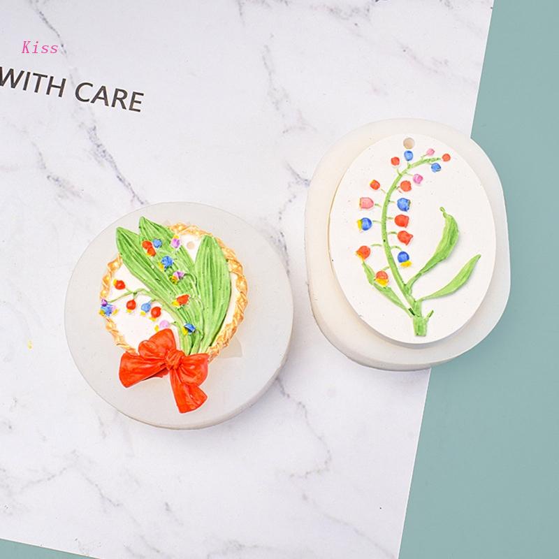 Cetakan Kue / Permen / Cokelat Bentuk Bunga 3D Bahan Silikon