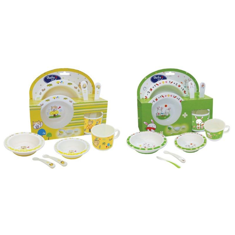 Baby Safe FS65 Set Meal 5 pcs / Baby Safe Feeding Set Baby Gift Set FS64