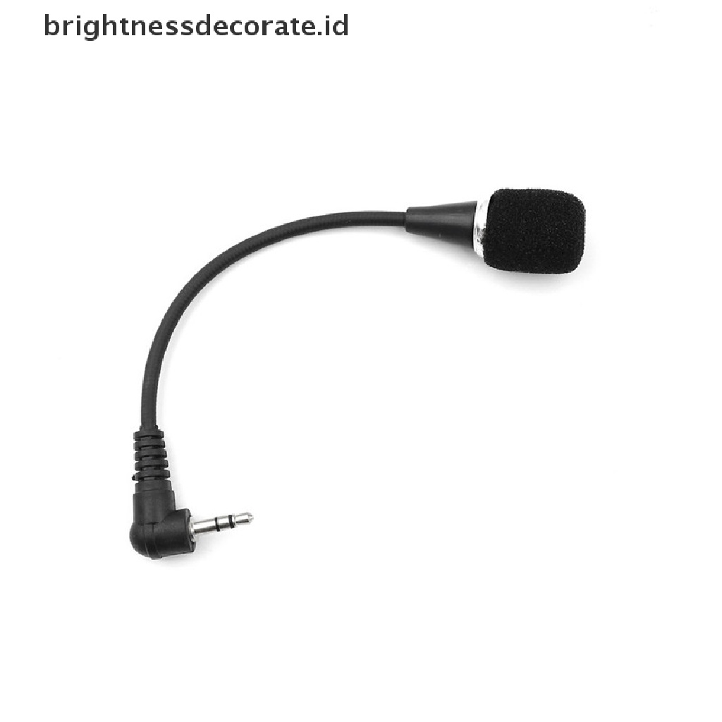 (Birth) Mic Speaker Flexible Dengan Jack 3.5mm Untuk Pc / Laptop / Notebook (Id)