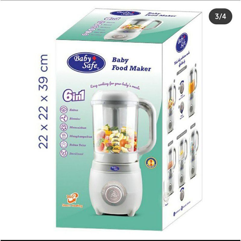 LB012 Baby Safe Baby Food Maker 6 in 1