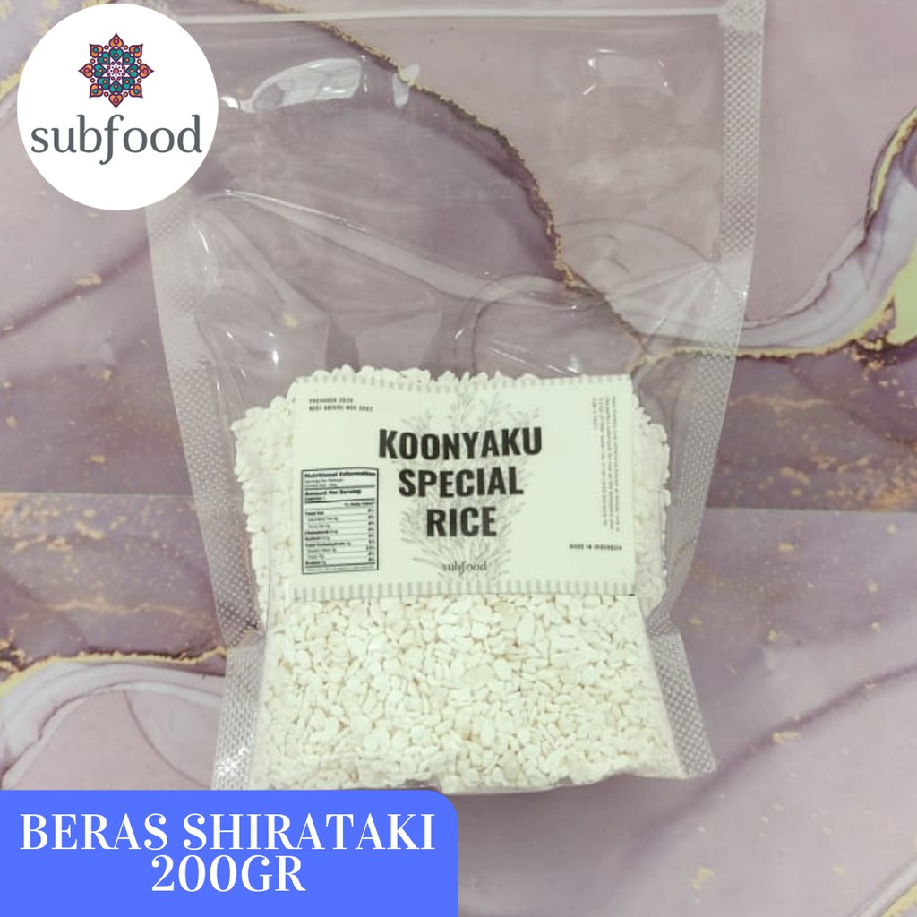 

Beras Shirataki Koonyaku Rice Dry 200gr