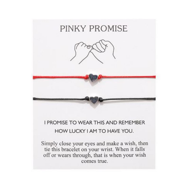 Gelang Couple Pasangan Persahabatan Simple Heart Hati