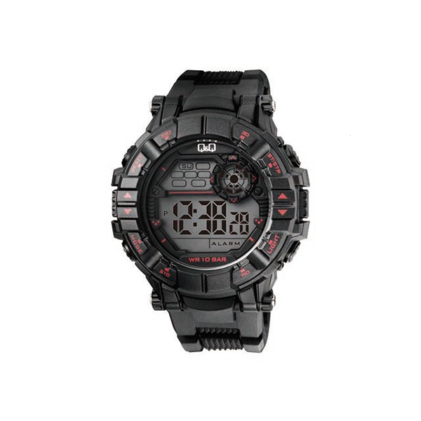 Jam Tangan Pria Casual Sporty Rubber Digital Original Q&amp;Q QnQ QQ M152 M152J Series