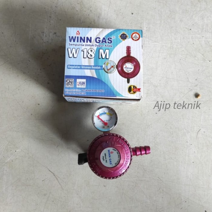 Regulator winn gas tekanan rendah w 18 m regulator gas termurah