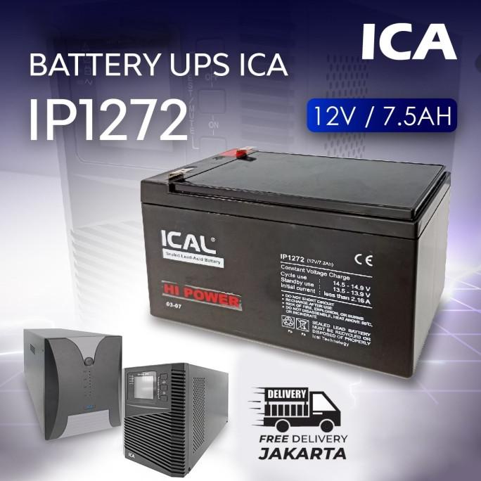 ~~~] BATTERY UPS AKI KERING ICAL 12V 7,2AH SEALED LEAD-ACID IP1272