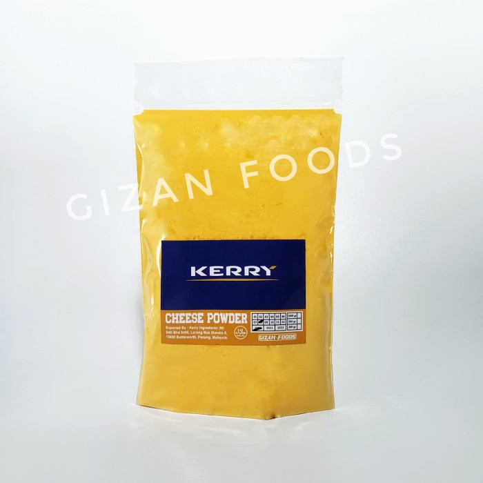 

CHEESE POWDER/KEJU BUBUK IMPOR MERK KERRY 500 GR. SAUS ALA RICHEESE