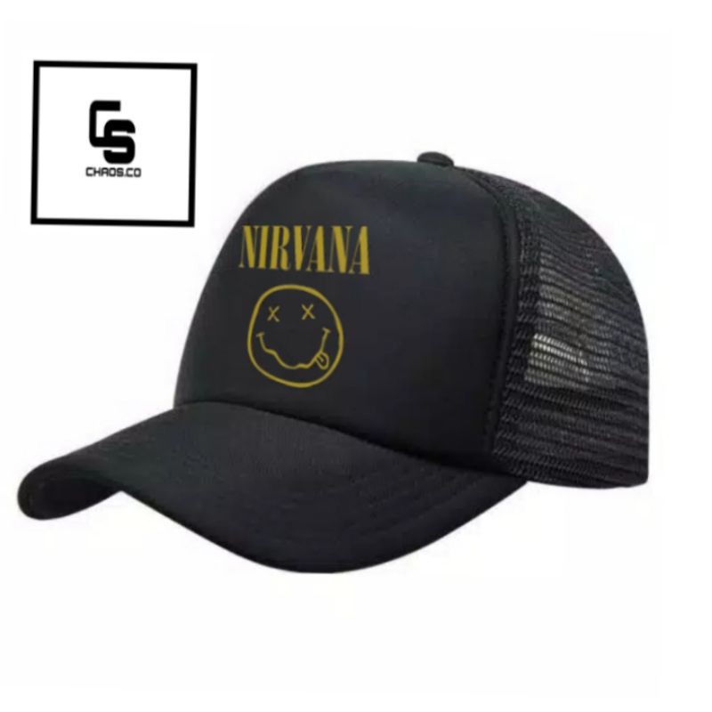 Topi Trucker NIRVANA / Topi Trucker BAND ROCK NIRVANA