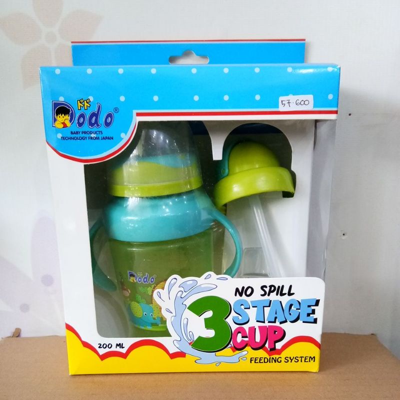 DODO NO SPILL 3 STAGE CUP 200ML DDC010