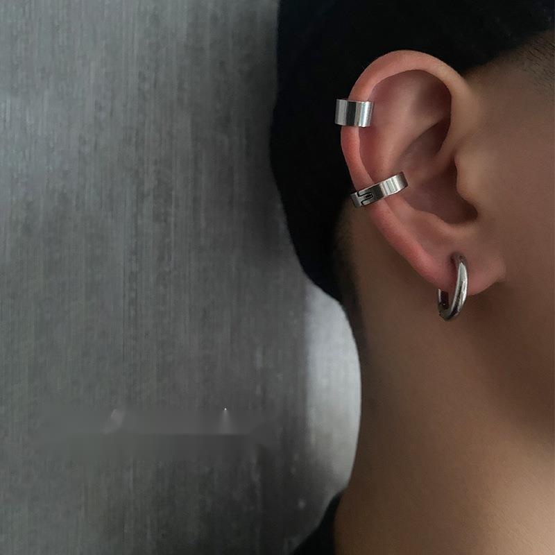 Three-piece Earrings Accessories Simple Hip-hop Trendy Personality Temperament