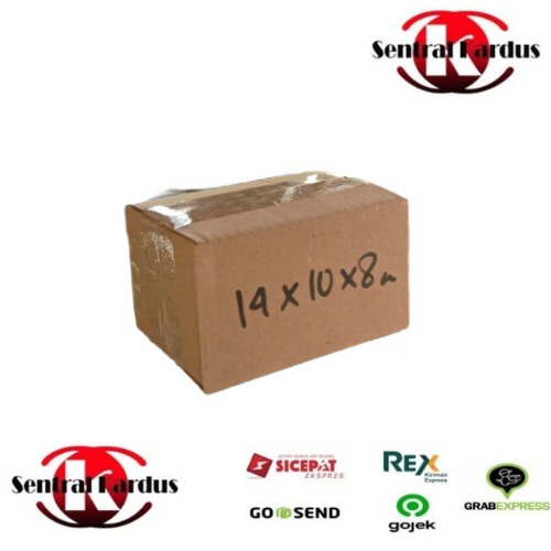 

( ISI 10 PCS ) DUSBOX STANDAR UK. 14x10x8cm kardus medium polos/grosir murah baru