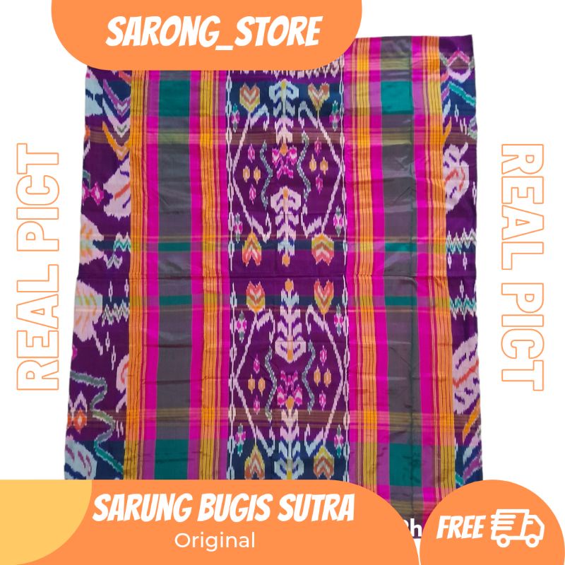 Sarung Bugis Original Full Sutra Sarung Bugis Asli No 1 Full Sutra Sarung Bugis Sulawesi Selatan Sar