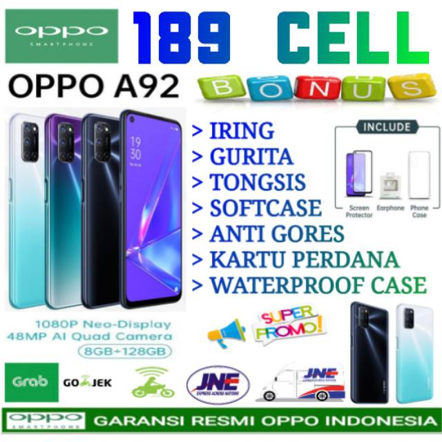 OPPO A92 8/128 GB | A77S 8/128 | A54 6/128 | A55 4/64 GB GARANSI RESMI OPPO INDONESIA