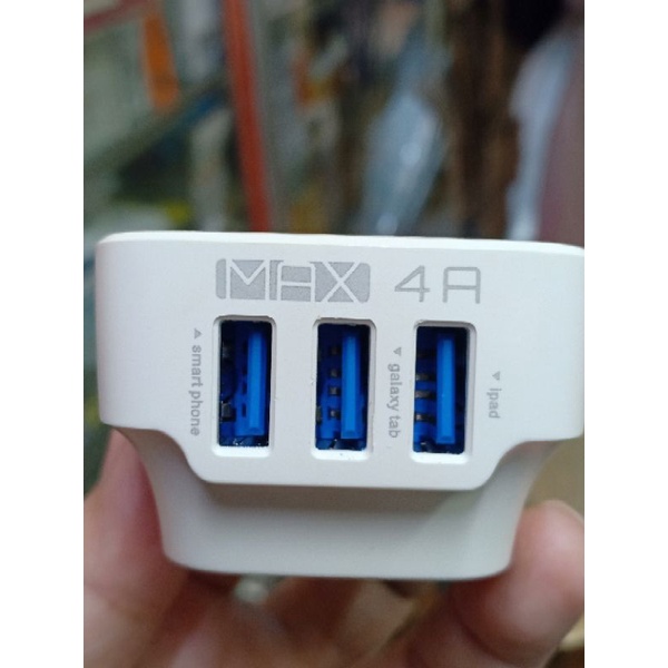 ADAPTOR Charger 3 Ports USB Max4A ALTIC Strongest Output