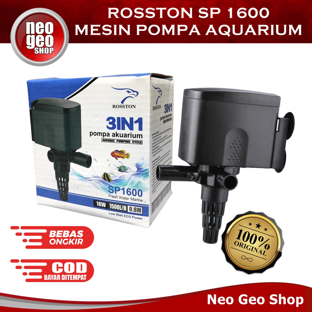 ROSSTON SP 1600 SP1600 Mesin Pompa Air Roston Power Head Aquarium