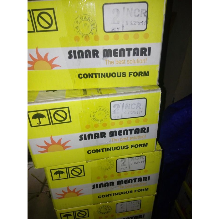 

Continuous Form Sinar Mentari 9.5X11- 2 Ply Wartel