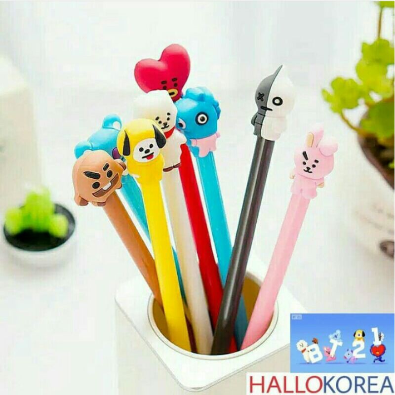 

Bolpen Tinta Gel BTS BT21