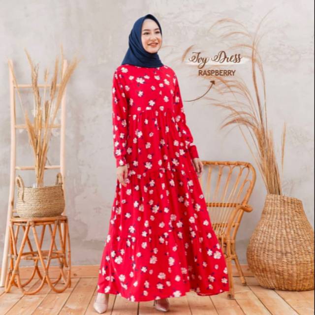 Ivy Dress Nuna.id Raspberry