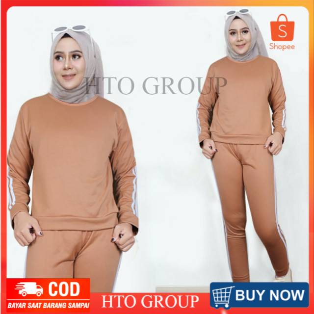 Set training cewek , wanita /setelan senam / baju sport / baju jogging