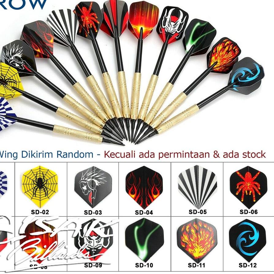 10.10 Fasion sale Dart Arrow Soft Tip Darts - Panah Jarum Papan Dartboard Needle Plastic