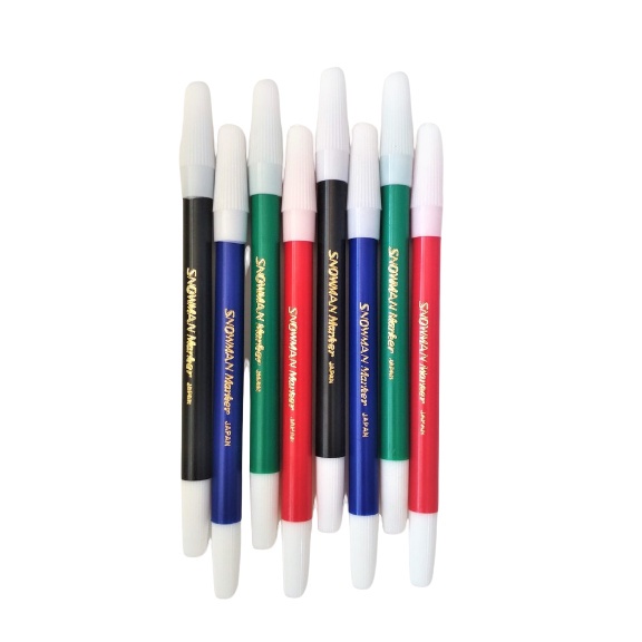 

Spidol Kecil Snowman Loos Marker Pencil HItam Biru Hijau Merah - satuan