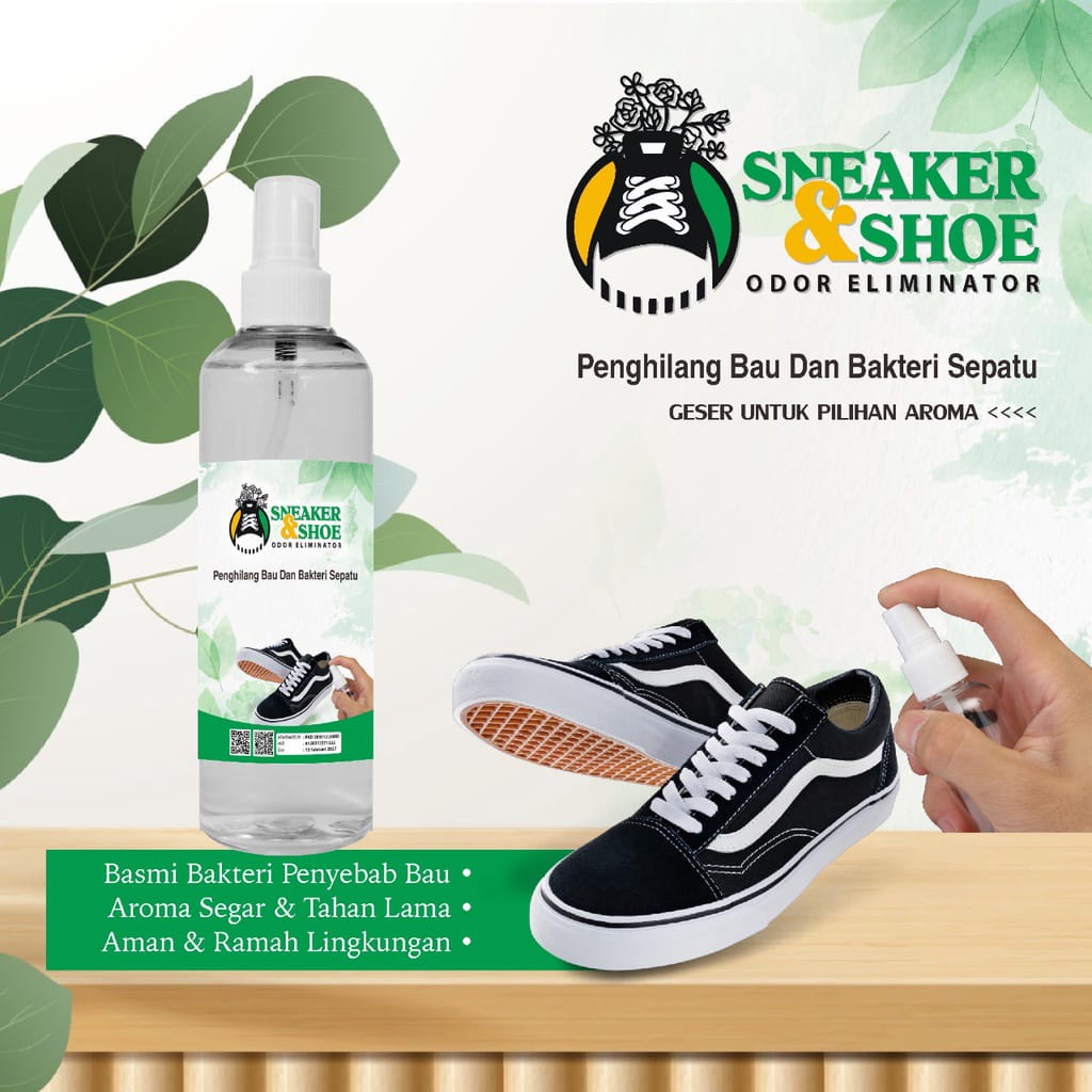 Parfum Sepatu Anti Bakteri Penghilang Bau Sepatu Aroma Parfum EDT Kemasan 250 ml