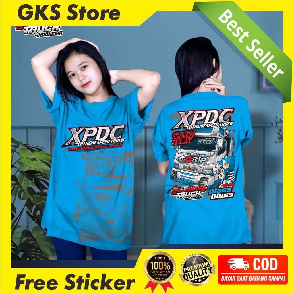 Koas Truck XPDC Baju Truk Canter Driver Oleng Kaos Driver Ekpedisi Kaos Truk Ori Billionaire Truck