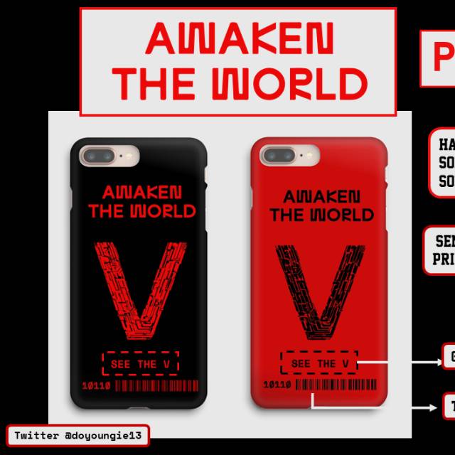 WayV Awaken The World Phone Case Kun Ten Winwin Lucas Hendery Xiaojun Yangyang