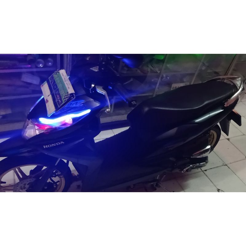 LAMPU SEIN ALIS DRL MOTOR HONDA BEAT 2017 PNP Blue Ice