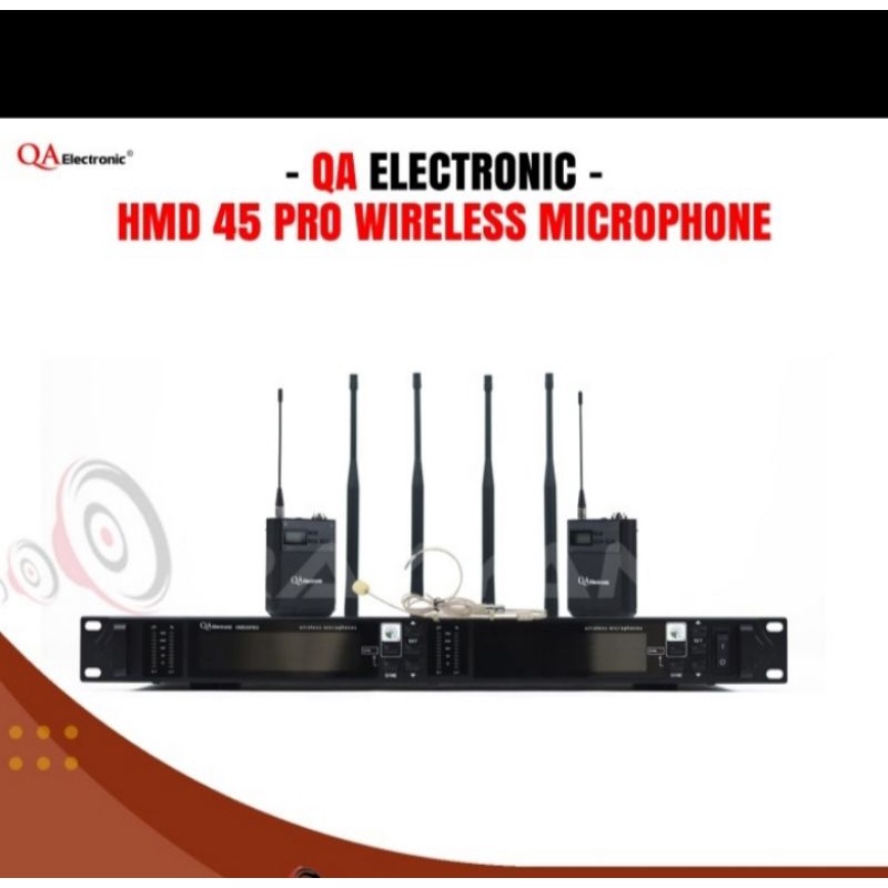 MICROPHONE WIRELESS HMD45 PRO QA ELEKTRONIC BY RDW PROFESIONAL