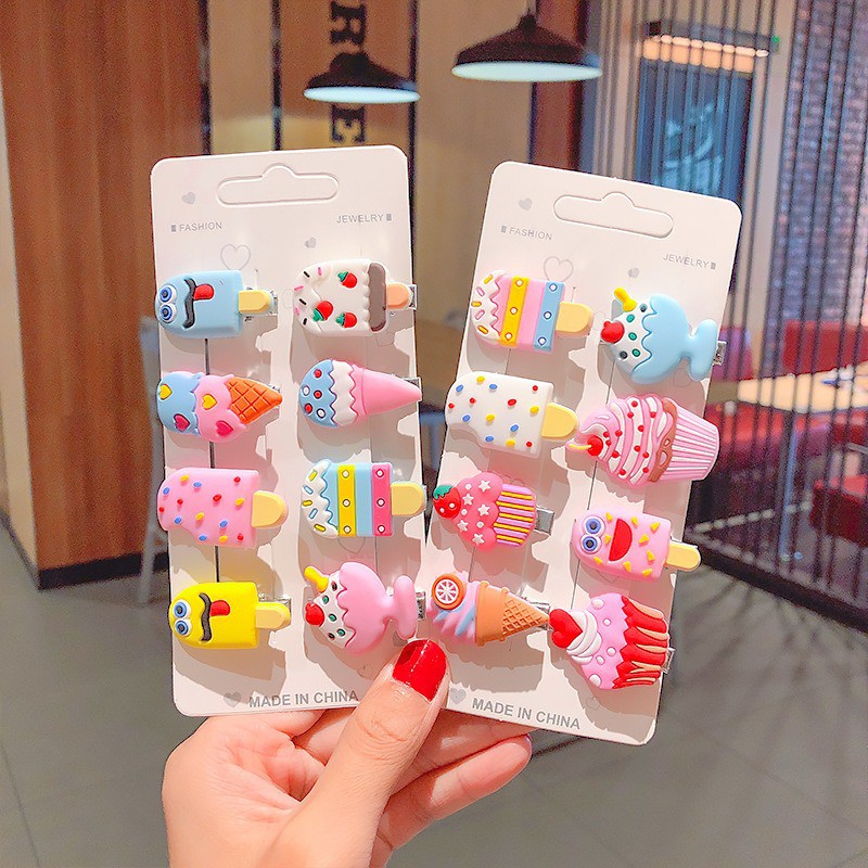3SP | ART03 Jepitan Rambut Anak Set 10 Pcs Gambar Kartun Cute Hairclip