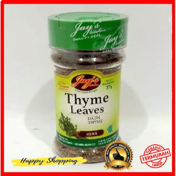 

Jay'S Thyme Leaves (Daun Thyme) 27gr