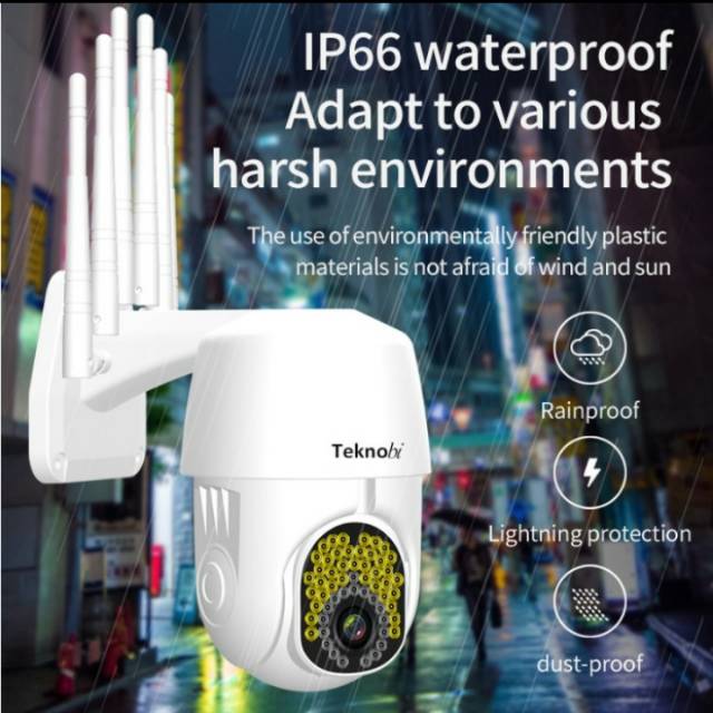 CCTV IP CAMERA WIFI PTZ TEKNOBI AUTO TRACKING MENGIKUTI GERAK CLOUD