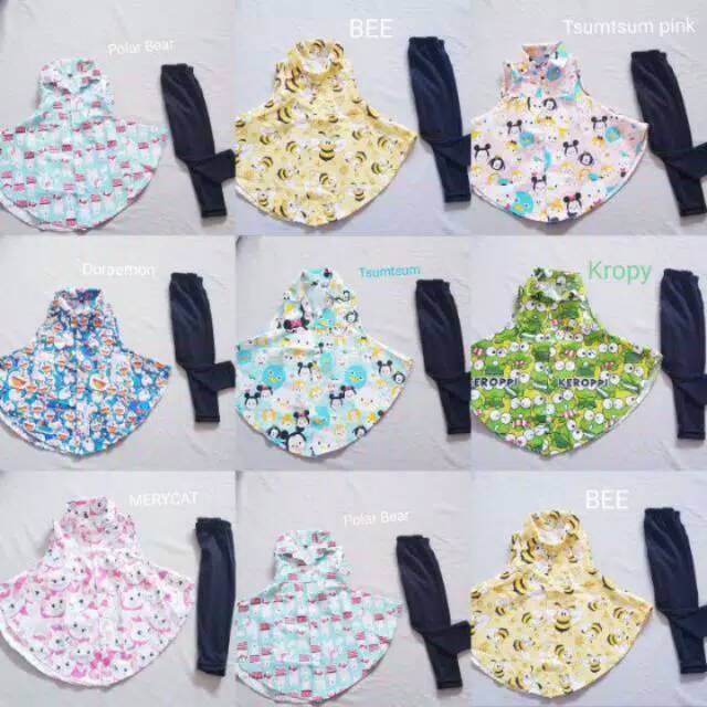 DRESS TUNIK ANAK/ 1-6 THUN / PILIH MOTIF/ RABBANY/ COTTON VELVET DAN SPANDEX