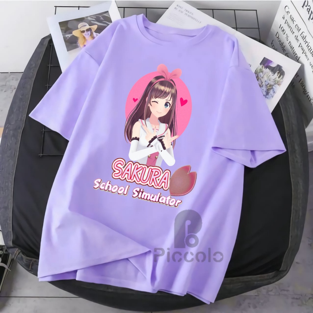 BAJU KAOS ANAK PEREMPUAN SAKURA SCHOOL SIMULATOR