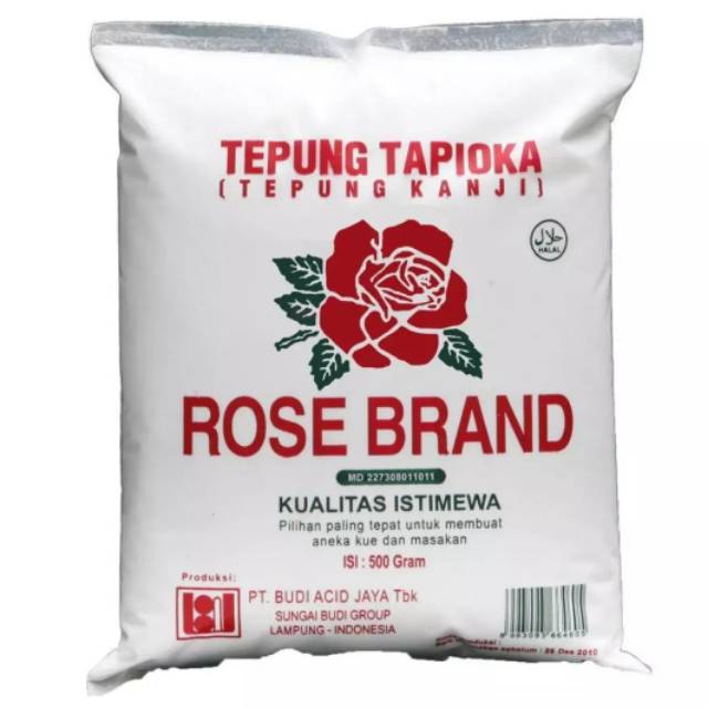  TEPUNG TAPIOKA  ROSE BRAND 500GR Tepung  Kanji Shopee 