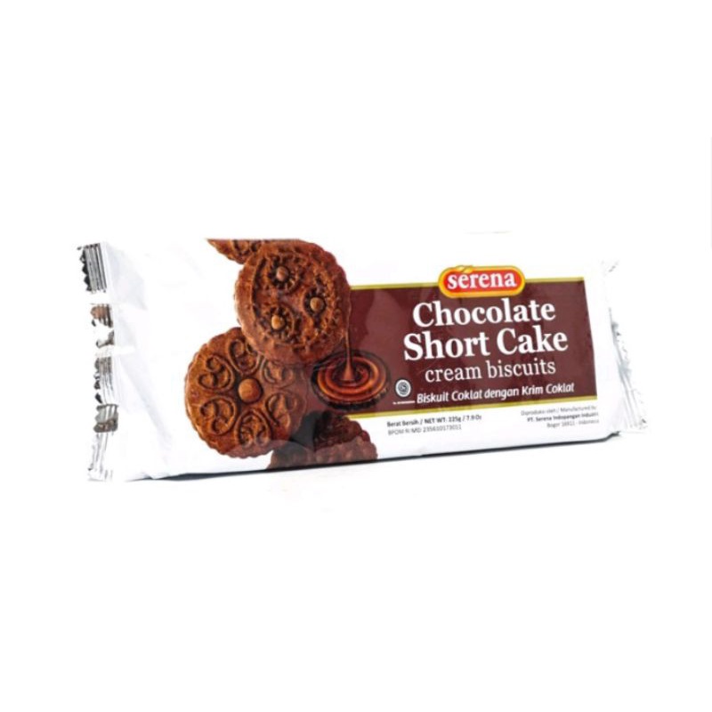 

Serena choco short cake/milk short cake 225gr isi( 30)