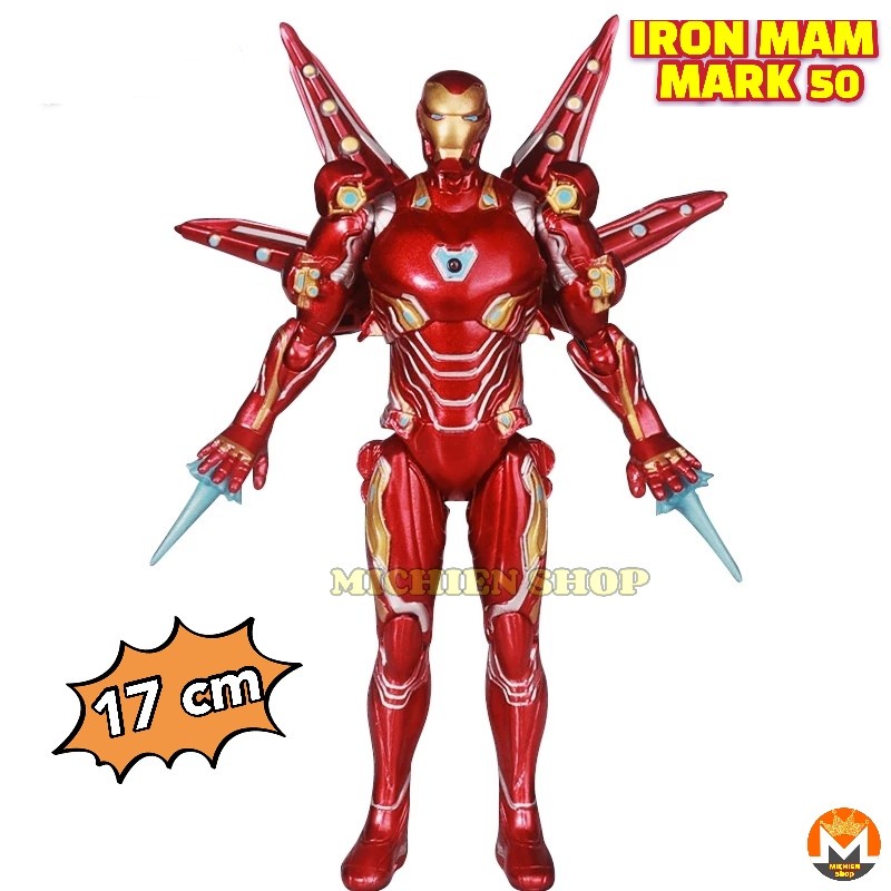Jual Action Figure Iron Man Mark 50 Nano Weapon Recast Shopee Indonesia