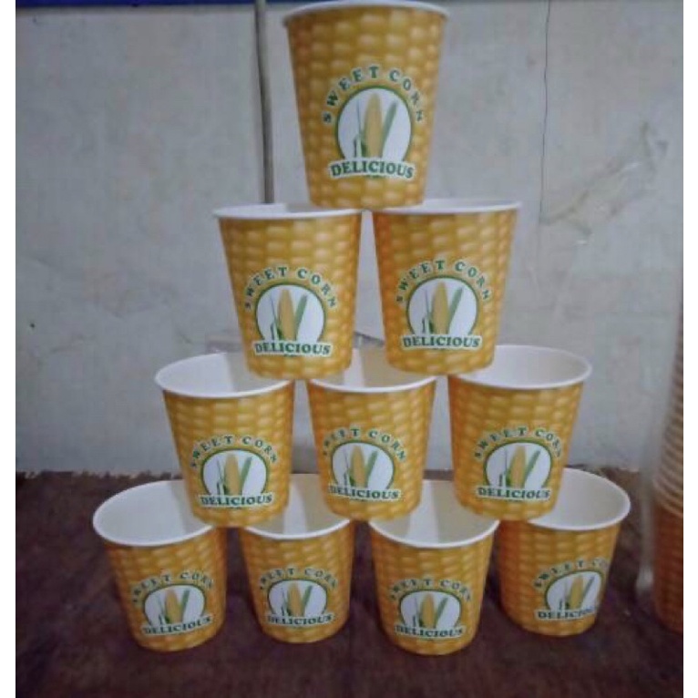 Paper Cup 6,5 OZ Jagung,Gelas Jasuke,Pop Cron Sweet