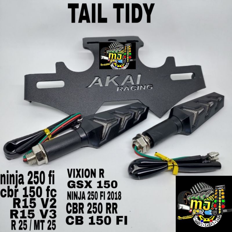 TAIL TIDY R-15V3/R-15V2/CBR-150/NINJA 250 FI OLD/NINJA 250 KARBU/SEPAKBOR BELAKANG