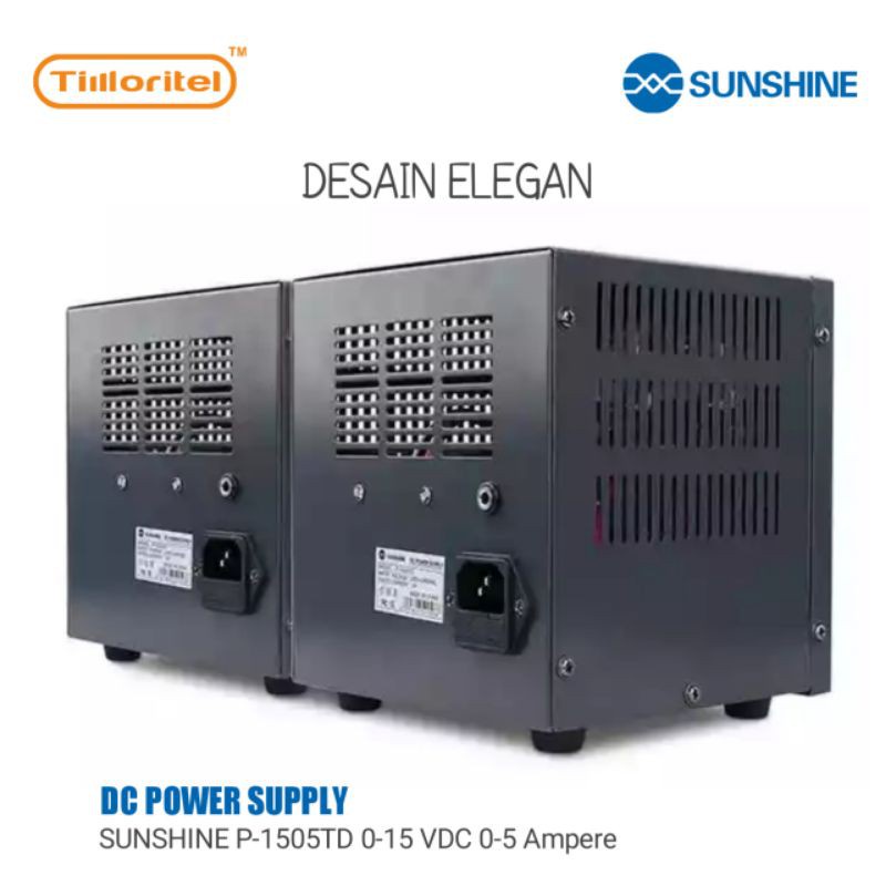 POWER SUPPLY SUNSHINE P-1505TD 5 AMPERE