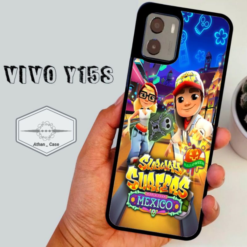 Athan Case Custom Vivo Y15s Fashion Aesthetic Animasi Game Subway Surf Unik Keren series | Ax Case