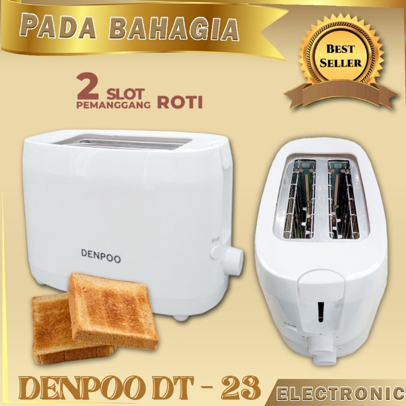 PEMANGGANG ROTI TOASTER DENPOO DT 023