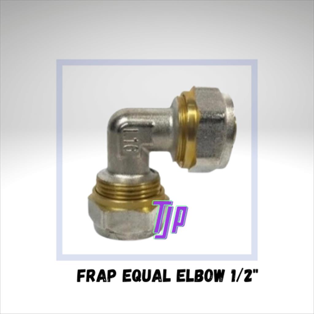 FRAP EQUAL ELBOW BRASS  1/2&quot; FITTING PIPA PEX