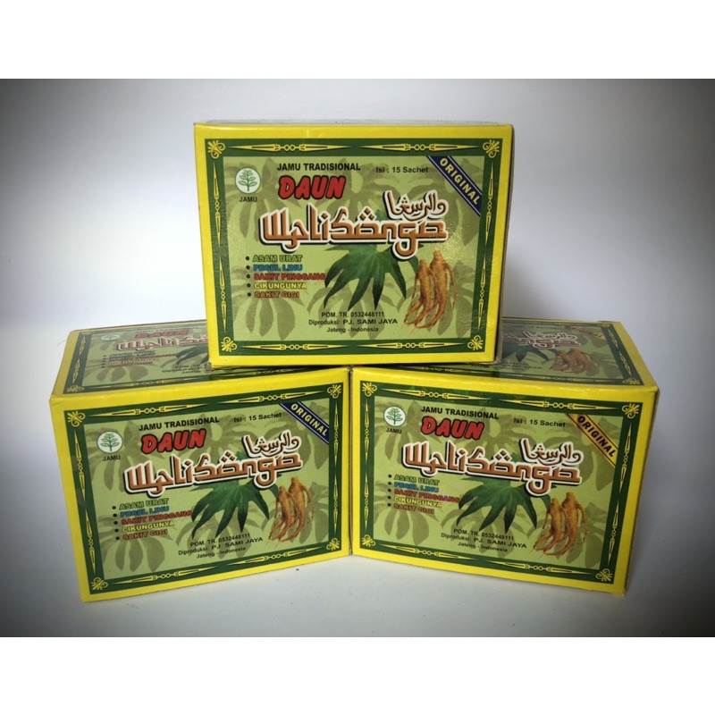 

Jamu Daun Walisongo - 1 Box Isi 15 Sachet - Untuk Asam Urat Pegal Linu