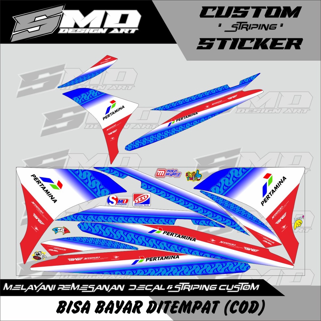 STRIPING VARIASI JUPITER MX NEW MANDALIKA