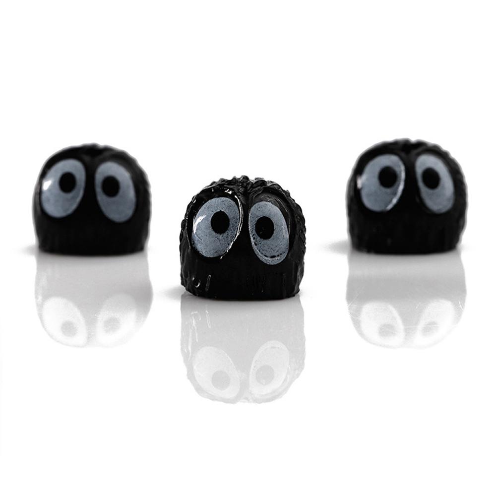 Lanfy My Neighbor Totoro Miyazaki Hayao Untuk Anak Model Mainan 1.5cm Art craft Batu Bara Hitam