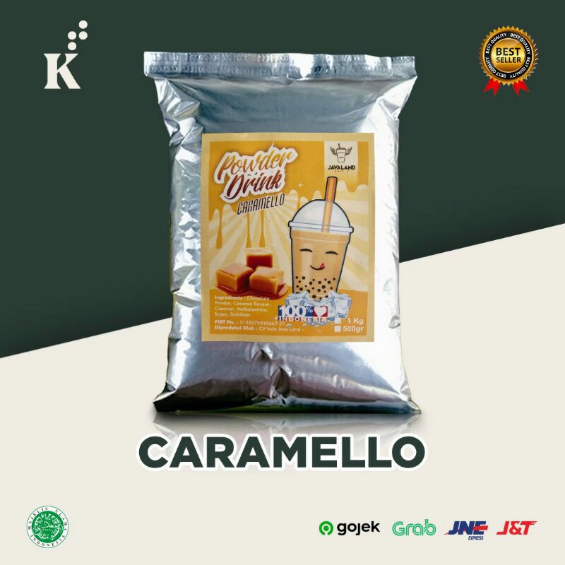 Bubuk Minuman Bubble Powder Drink Caramello ORIGINAL Javaland 1kg