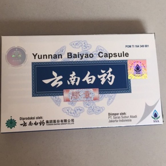 Yunnan baiyao capsule ssa