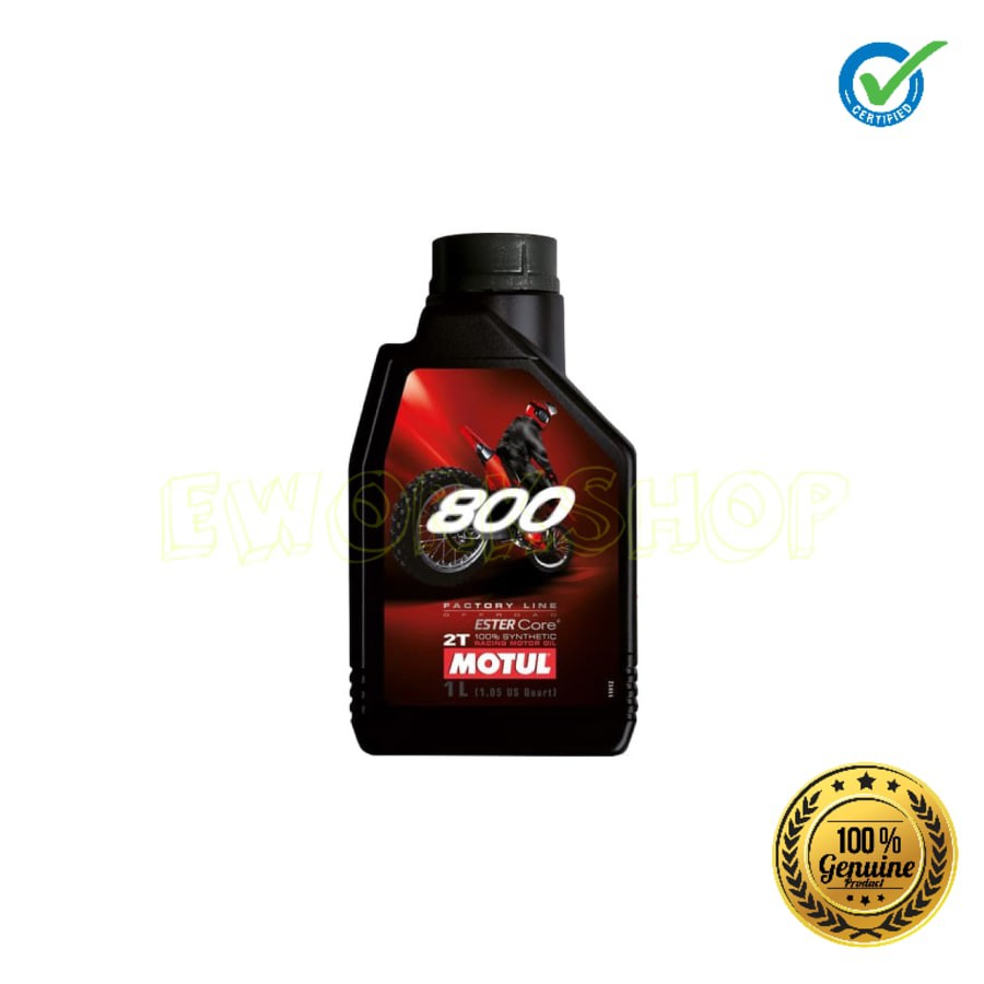OLI SAMPING MOTUL 800 2T FACTORY LINE OFF ROAD 1 L 100% Original Product